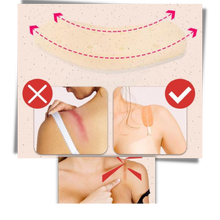 Carica l'immagine nel visualizzatore di Gallery, 1 Paio di protezioni in silicone antiscivolo per le spalline del reggiseno - Ozerty
